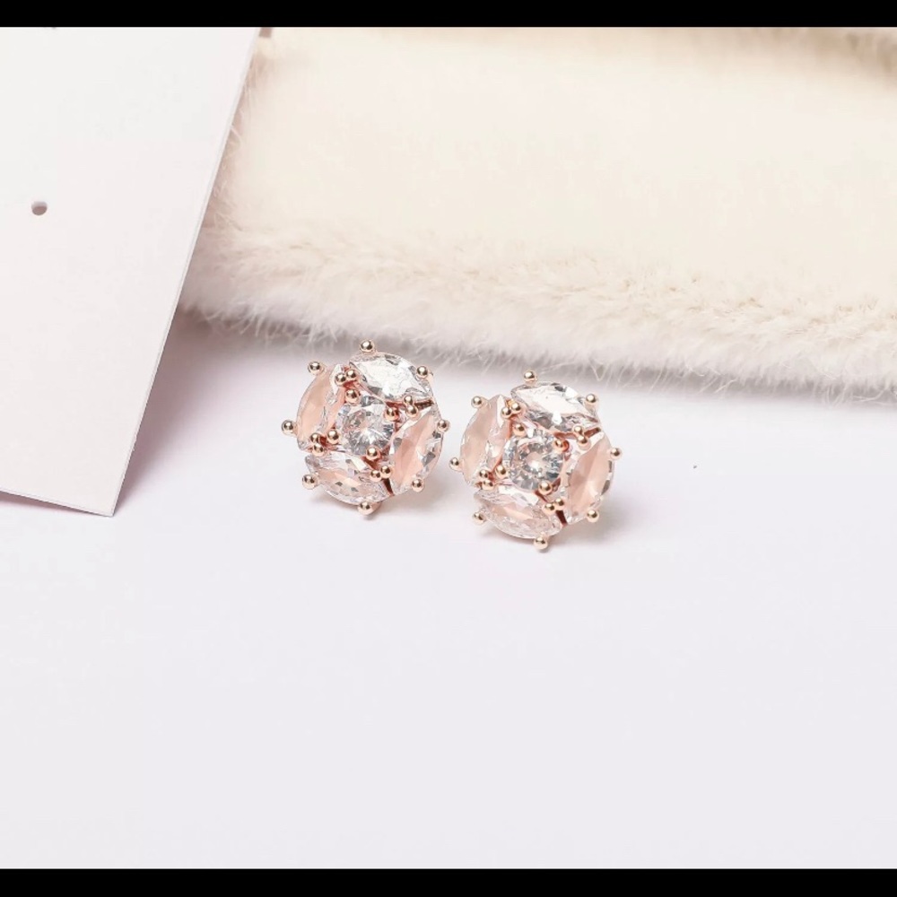 SOLD: Kate Spade Earrings Rose Gold - Picture 2 of 4
